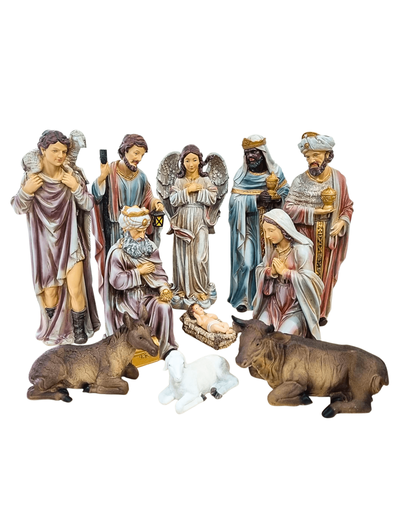 Presépio Completo com 11 peças e 45 cm-TerraCotta Arte Sacra