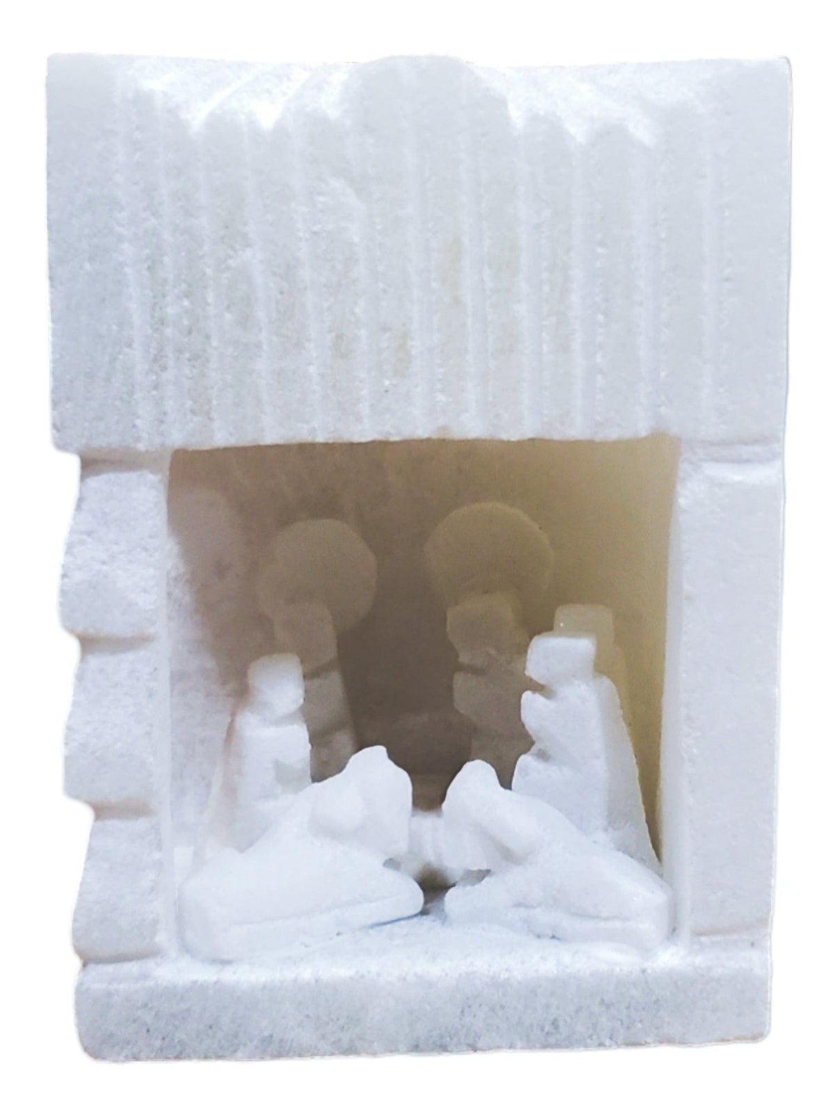 Presépio Peruano em Pedra no Templo 6cm-TerraCotta Arte Sacra