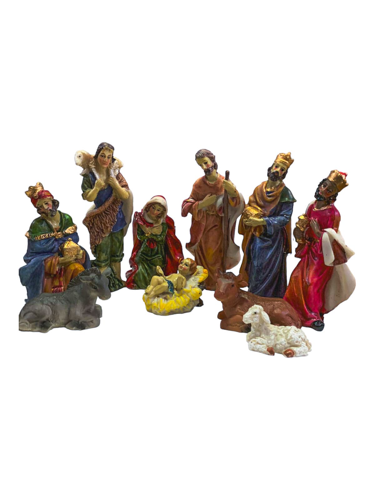 Presépio Tradicional 10 peças em Resina 10 cm-TerraCotta Arte Sacra