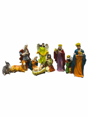 Presépio Tradicional 11 peças em Resina 25,5 cm-TerraCotta Arte Sacra