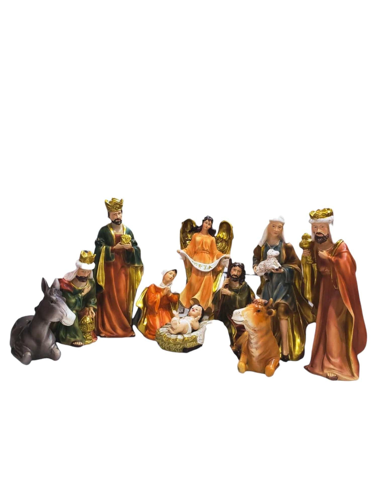 Presépio Tradicional 11 peças em Resina 25.5 cm-TerraCotta Arte Sacra