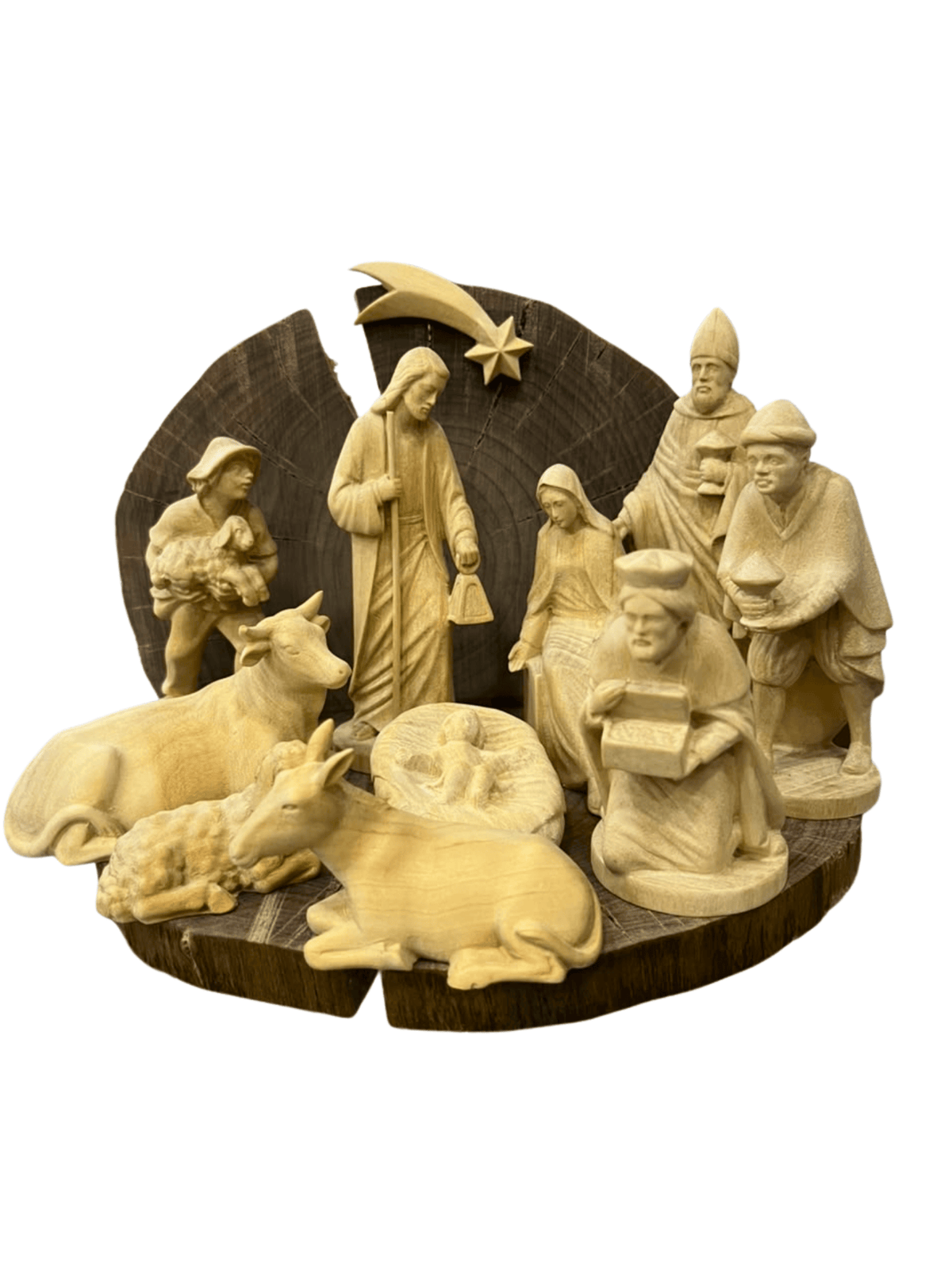 Presépio de Madeira 10 peças-TerraCotta Arte Sacra