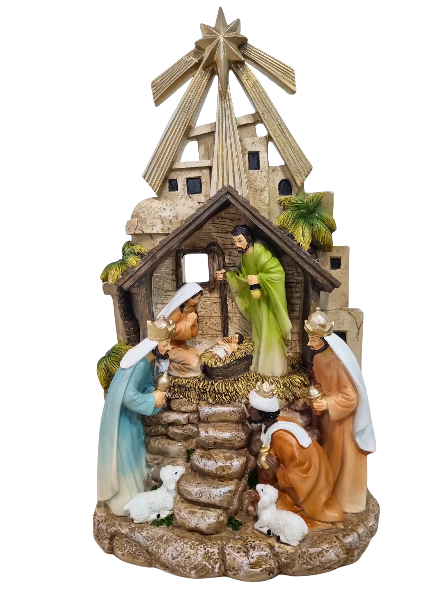 Presépio em Resina 36 x 21 cm-TerraCotta Arte Sacra
