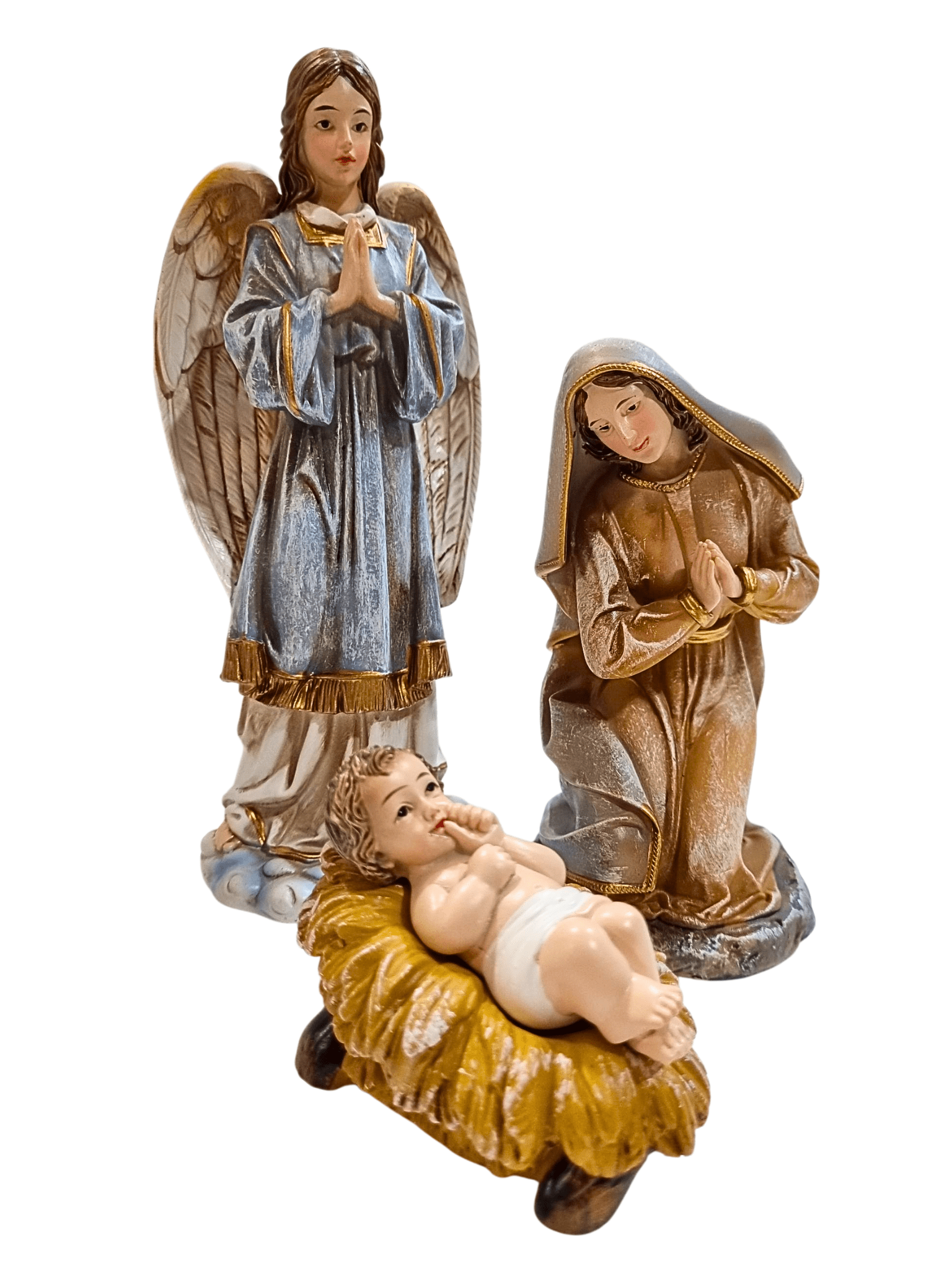 Presépio em Resina Colorido 11 Peças 20 cm-TerraCotta Arte Sacra