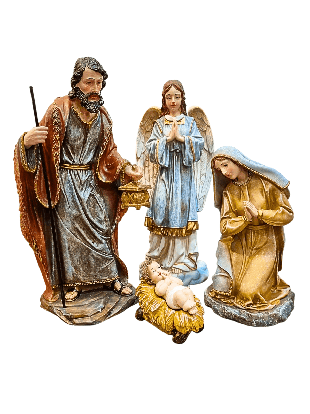 Presépio em Resina Colorido 11 Peças 30 cm-TerraCotta Arte Sacra