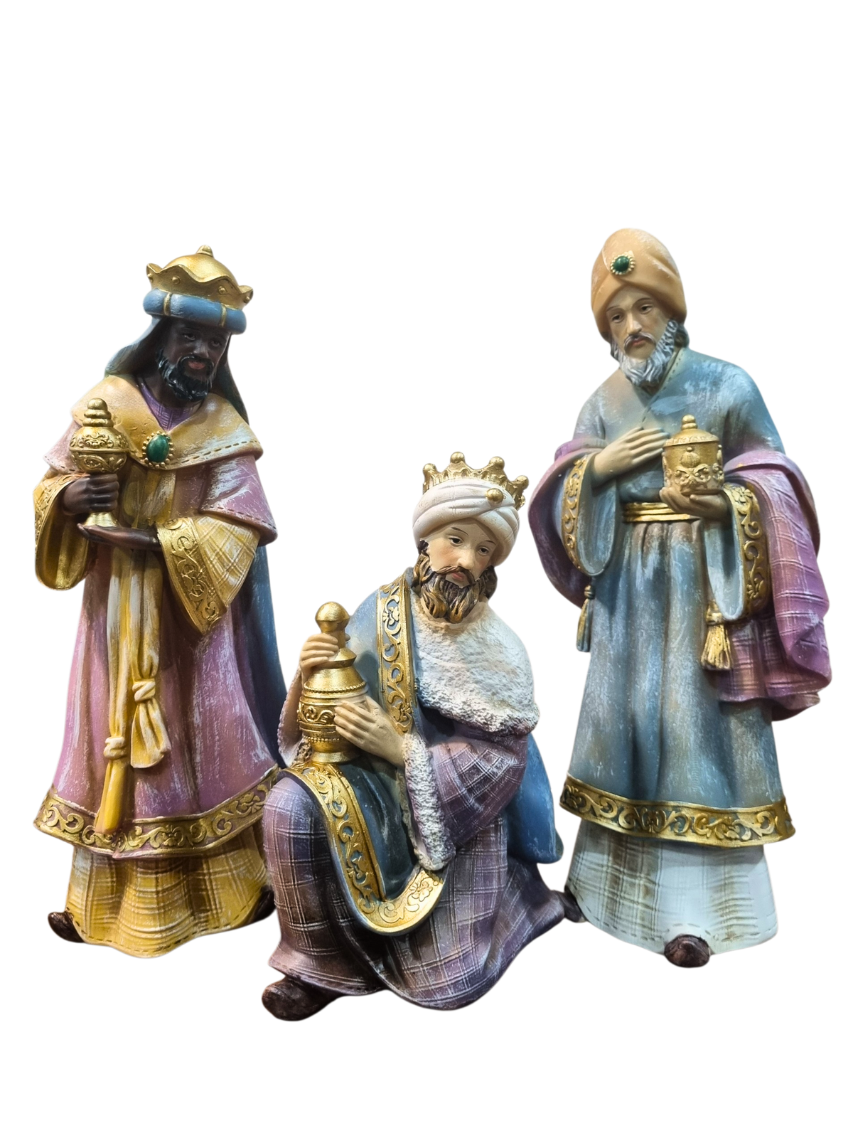 Presépio em Resina Colorido 11 Peças 30 cm-TerraCotta Arte Sacra