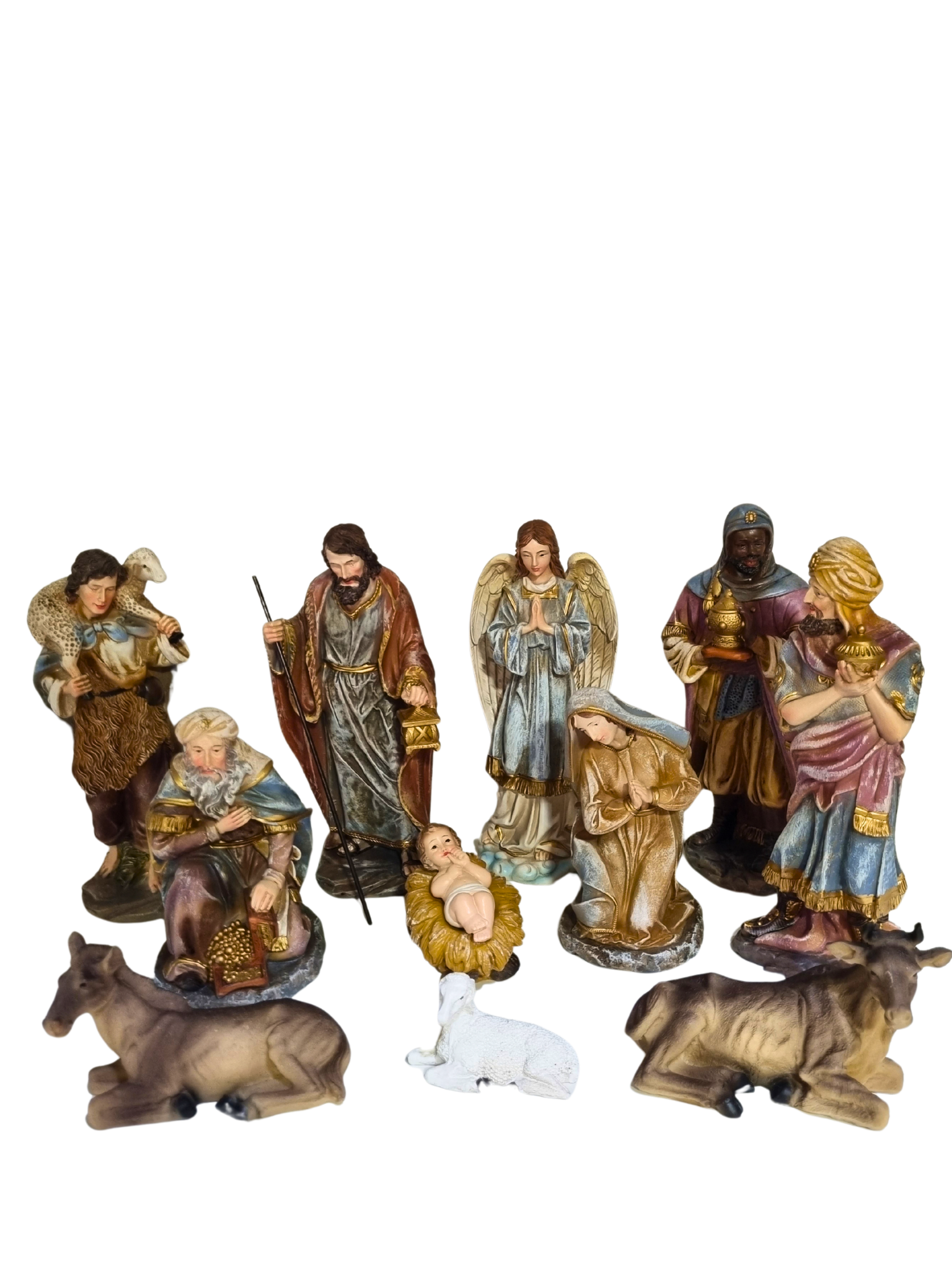 Presépio em Resina Colorido 11 peças 20 cm-TerraCotta Arte Sacra