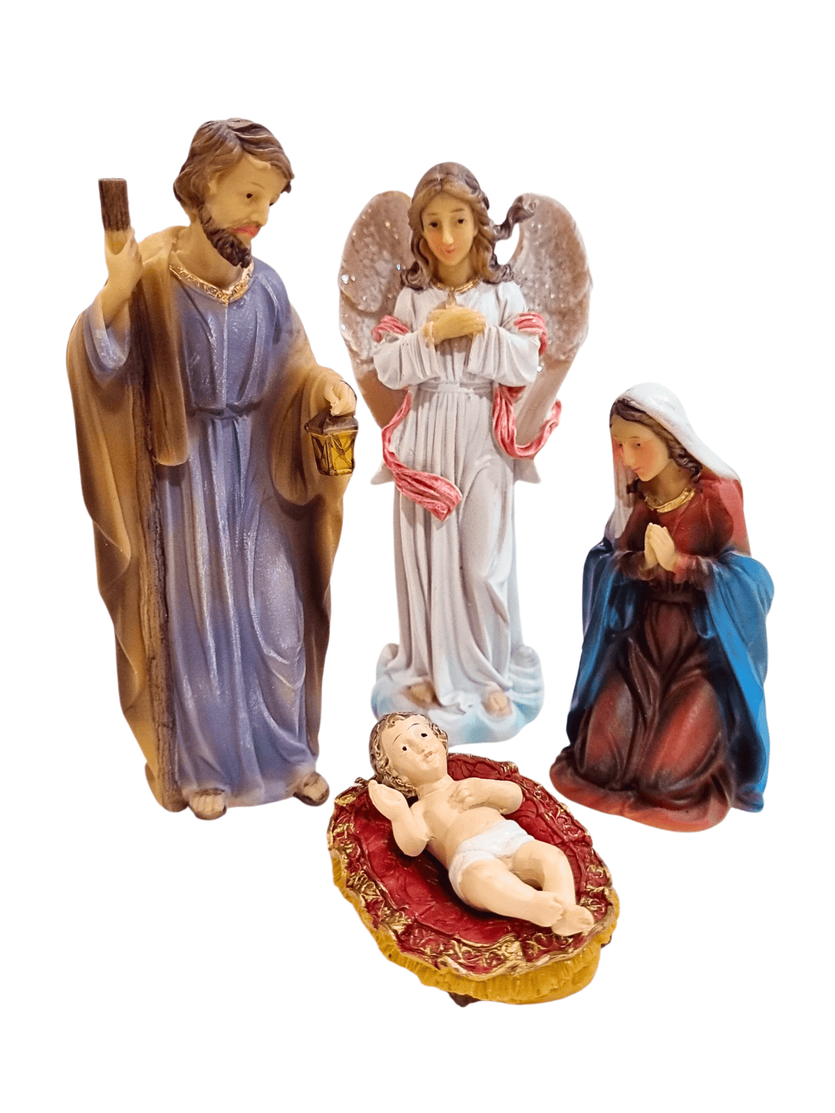 Presépio em Resina Colorido 13 cm-TerraCotta Arte Sacra