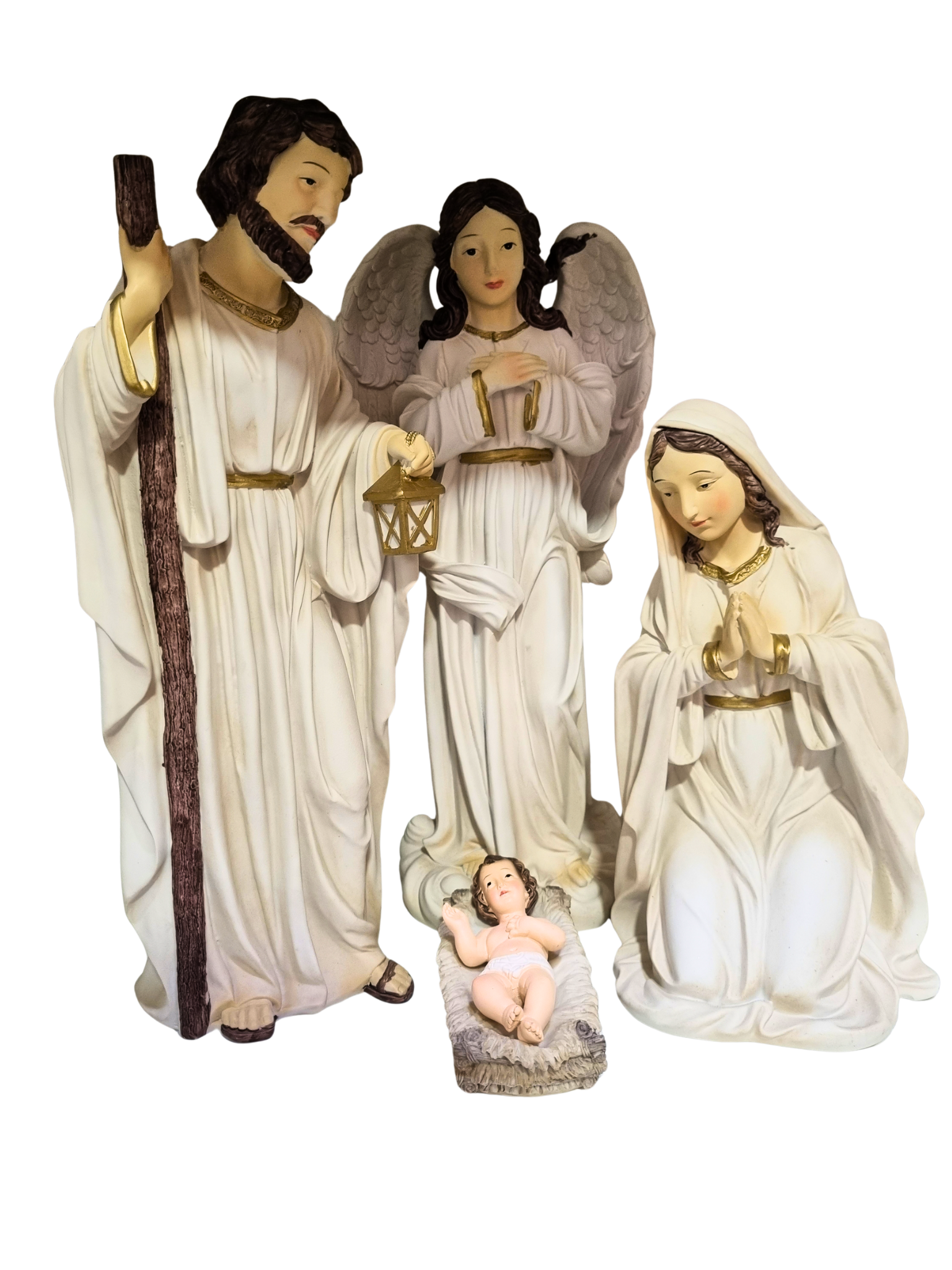 Presépio em Resina Marfim 45 cm 11 peças-TerraCotta Arte Sacra