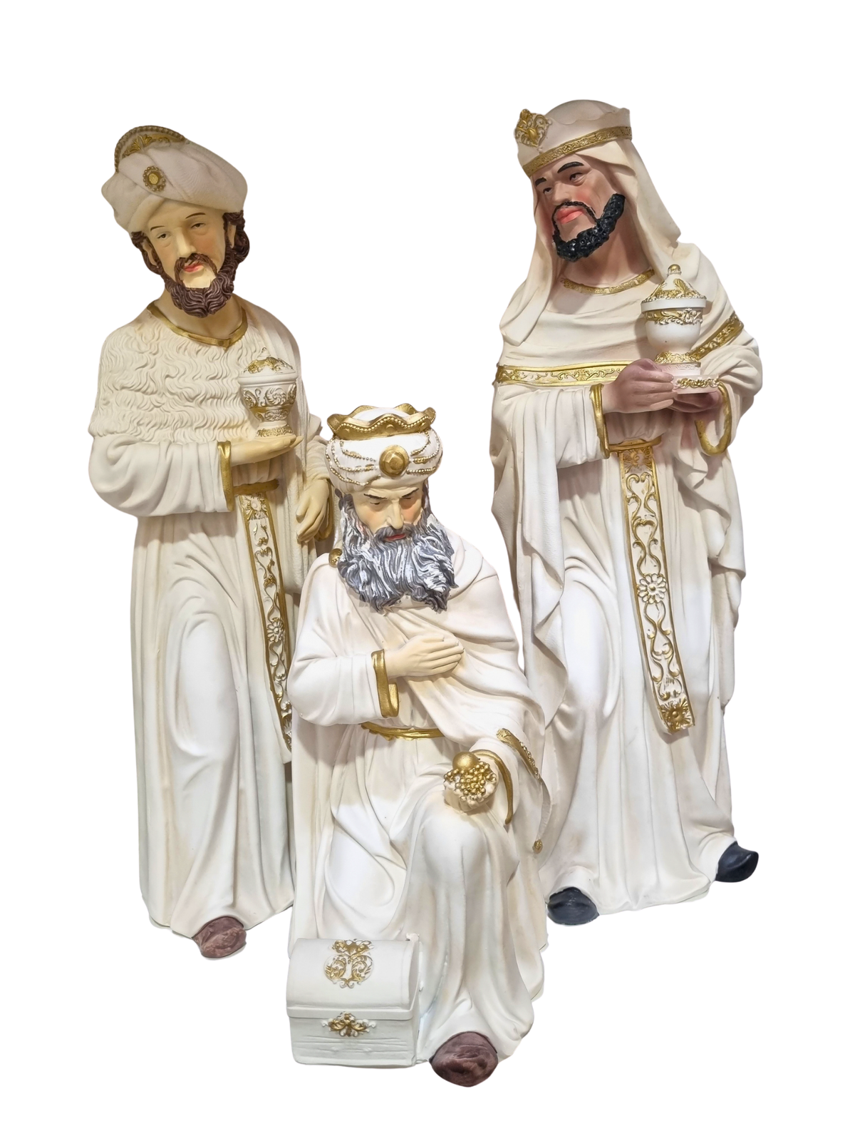 Presépio em Resina Marfim 45 cm 11 peças-TerraCotta Arte Sacra