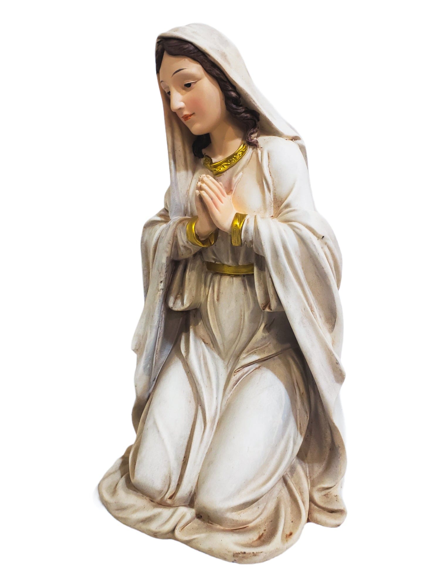 Presépio em Resina Marfim 45 cm com 3 peças-TerraCotta Arte Sacra