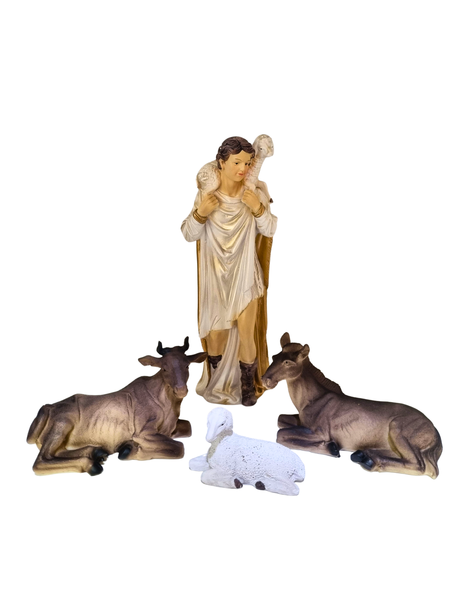 Presépio em Resina Pérola 20 cm 11 Peças-TerraCotta Arte Sacra