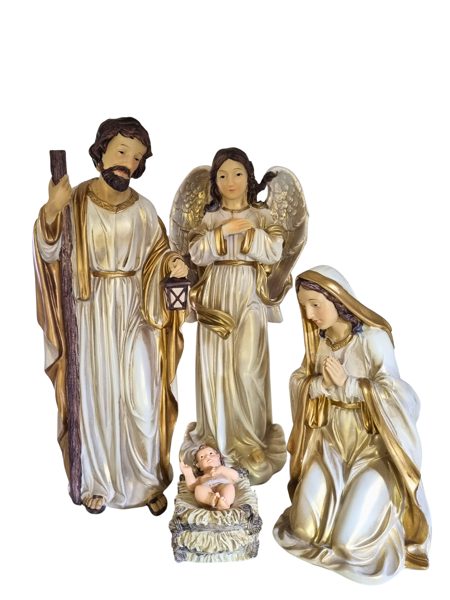 Presépio em Resina Pérola 30 cm 11 Peças-TerraCotta Arte Sacra