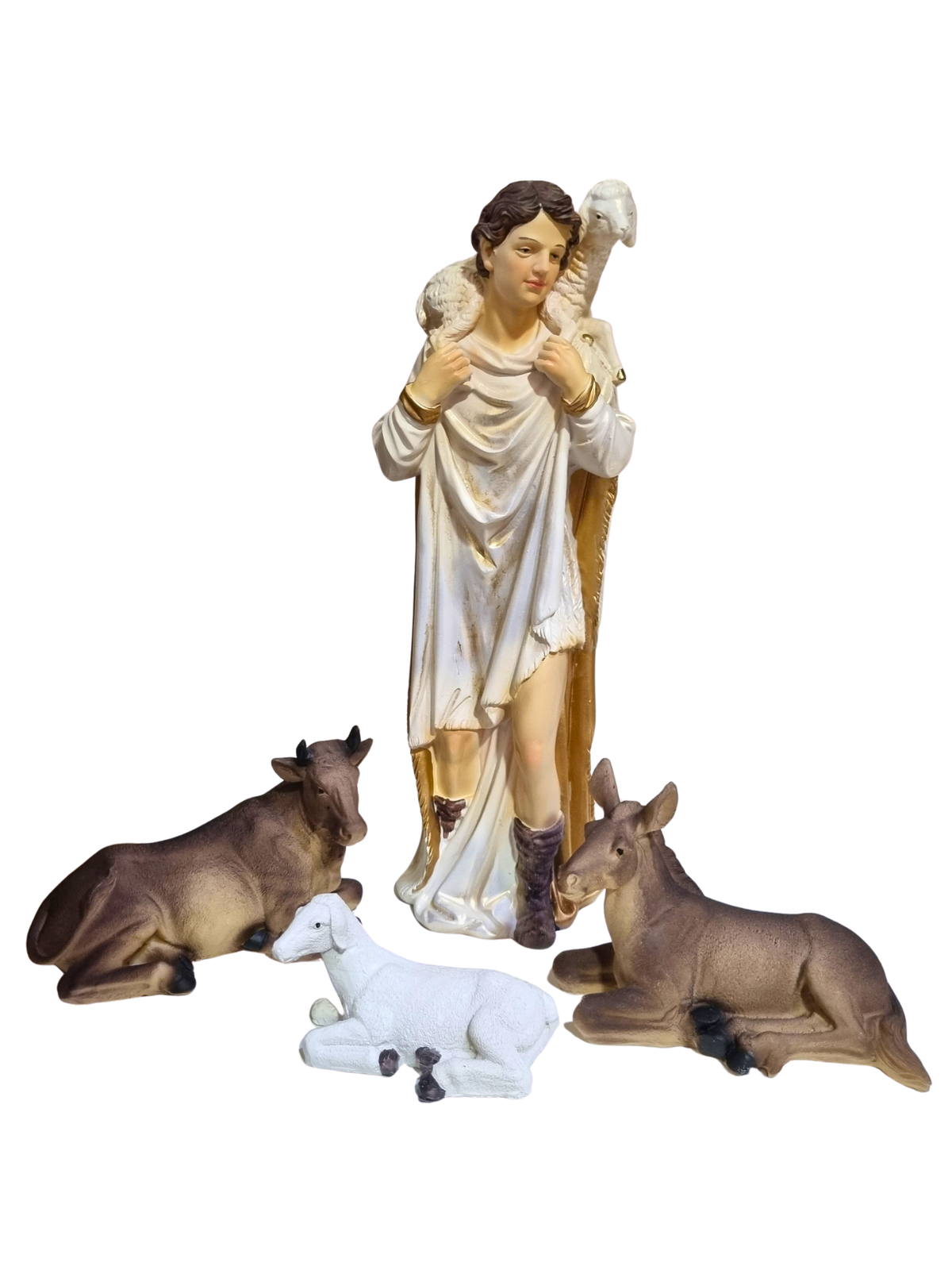 Presépio em Resina Pérola 30 cm 11 Peças-TerraCotta Arte Sacra