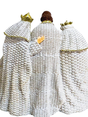 Presépio em Resina com Vestes Brancas-TerraCotta Arte Sacra