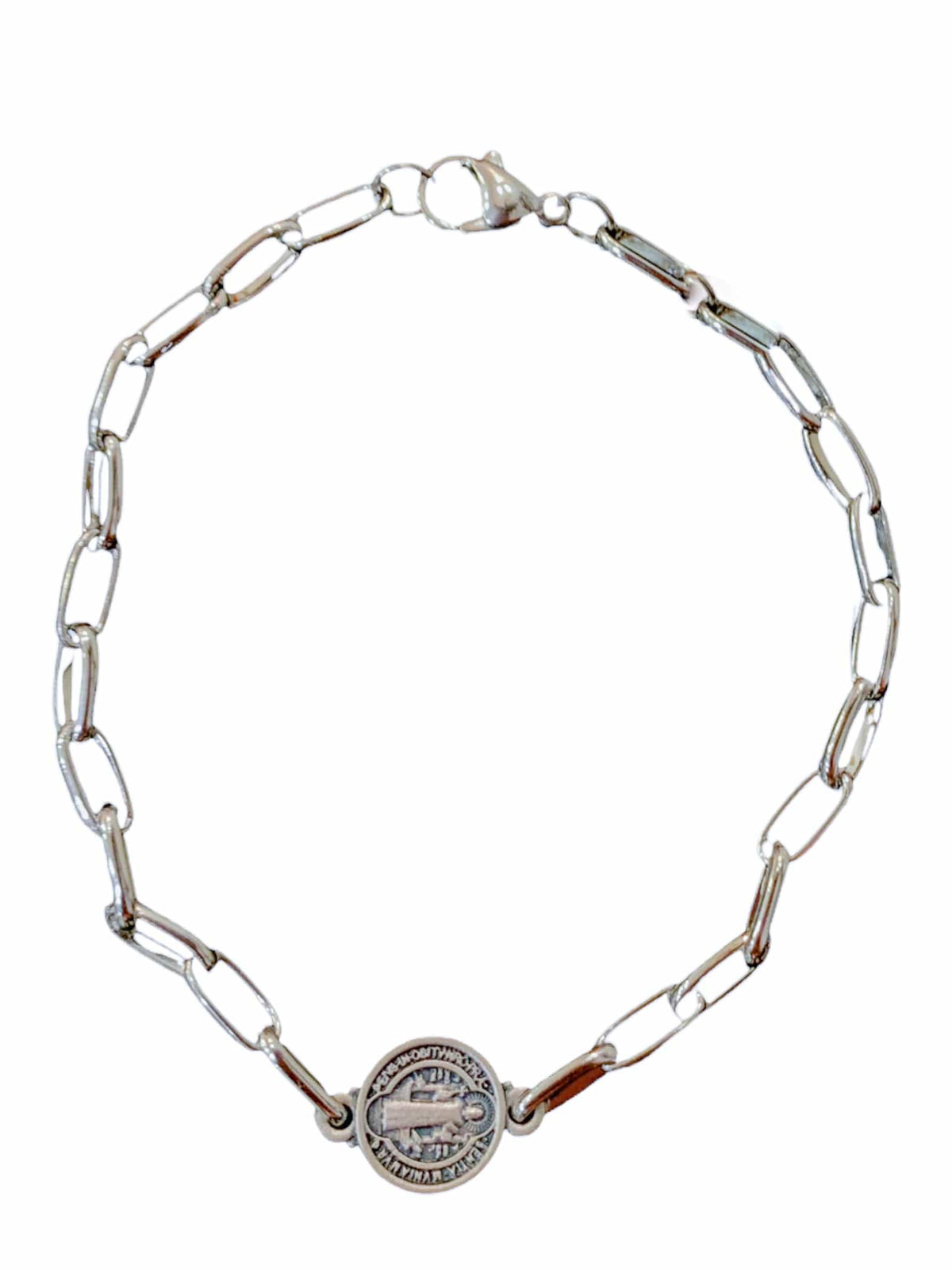 Pulseira de Inox São Bento-TerraCotta Arte Sacra