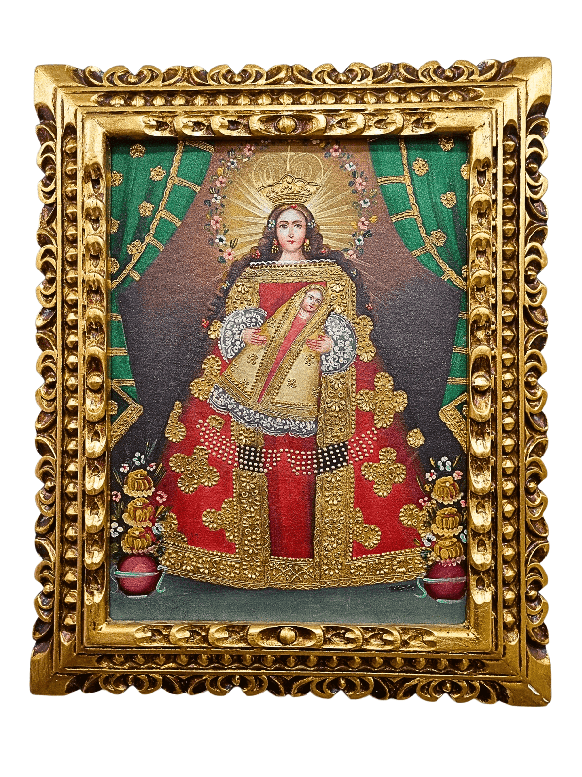 Quadro Cusquenho Nossa Senhora de Belém-TerraCotta Arte Sacra