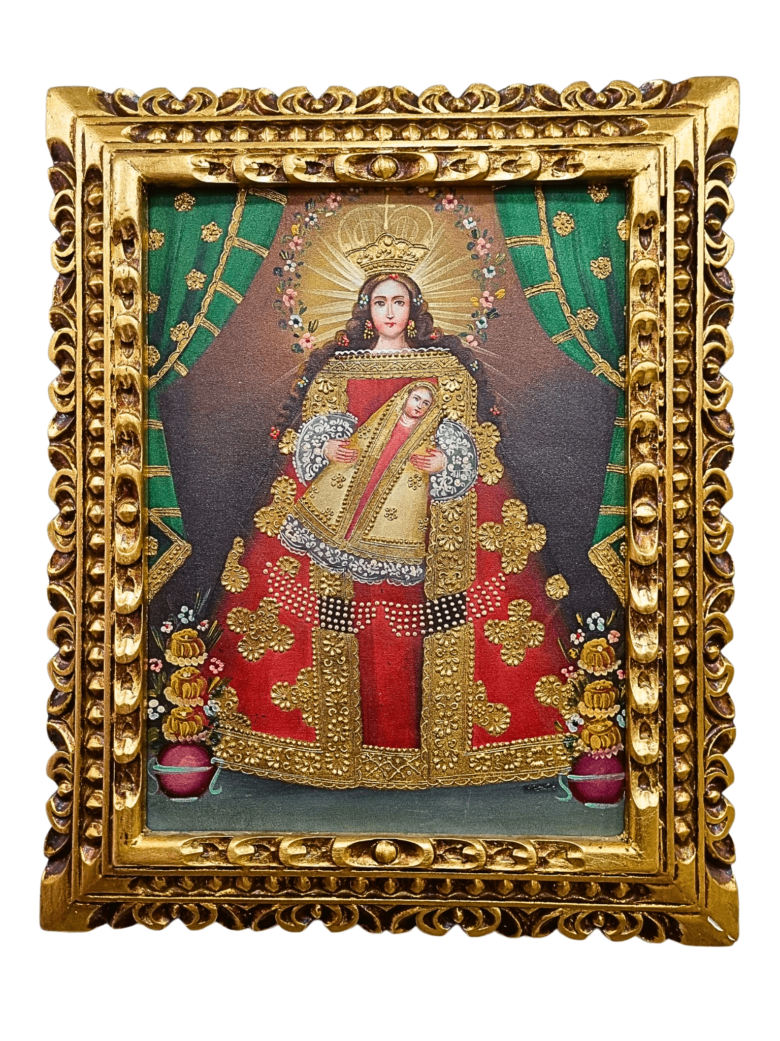 Quadro Cusquenho Nossa Senhora de Belém-TerraCotta Arte Sacra