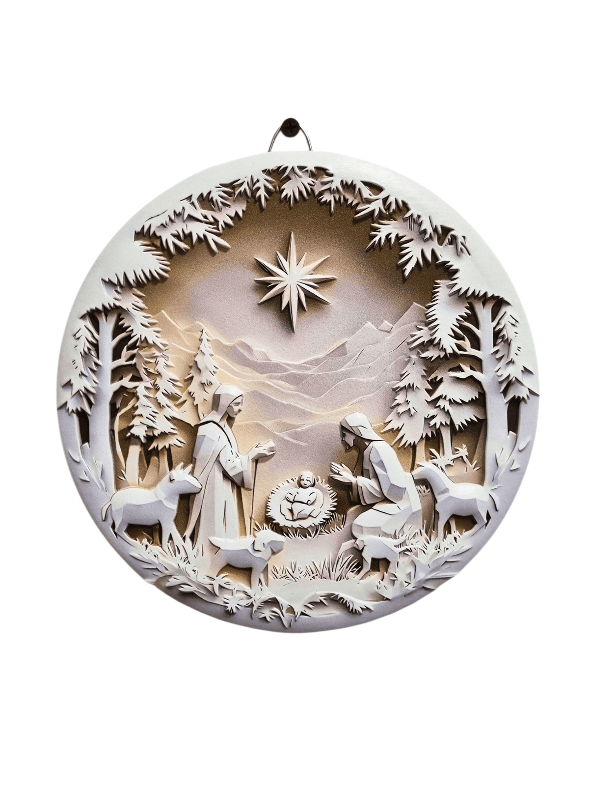 Quadro da Sagrada Família em Resina 20 cm-TerraCotta Arte Sacra