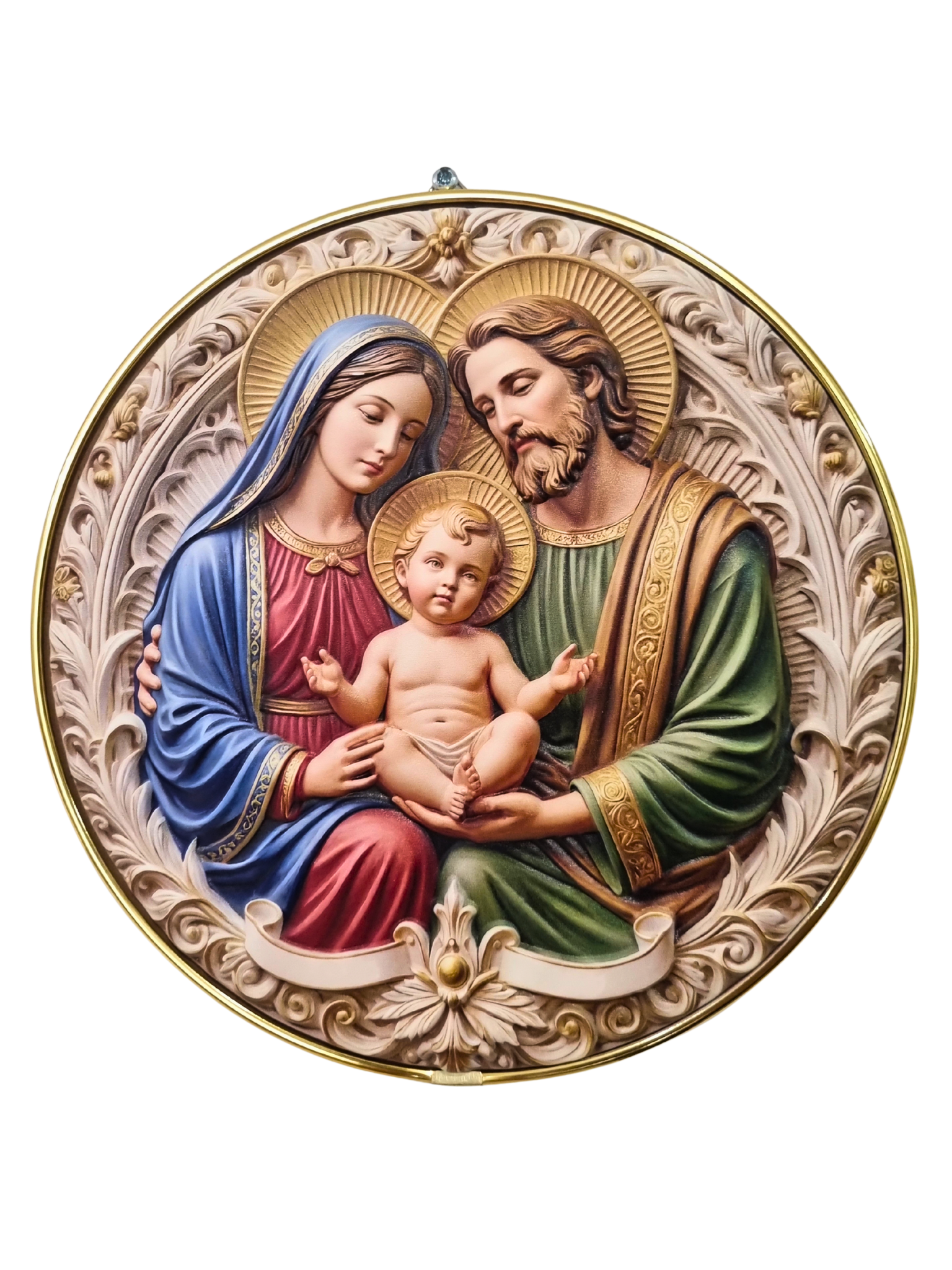 Quadro em Resina Da Sagrada Família 20 cm-TerraCotta Arte Sacra