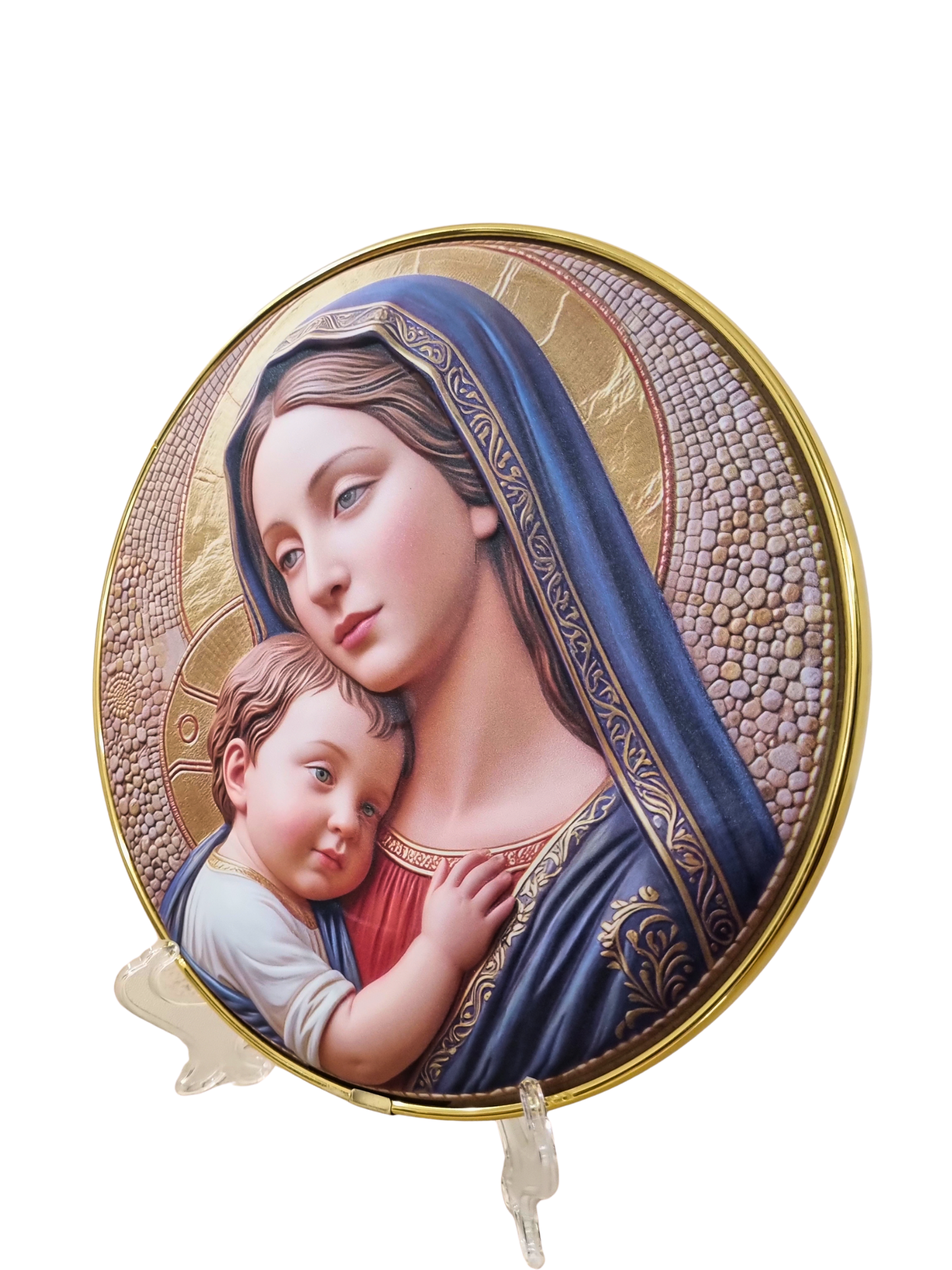 Quadro em Resina Madona 20 cm-TerraCotta Arte Sacra