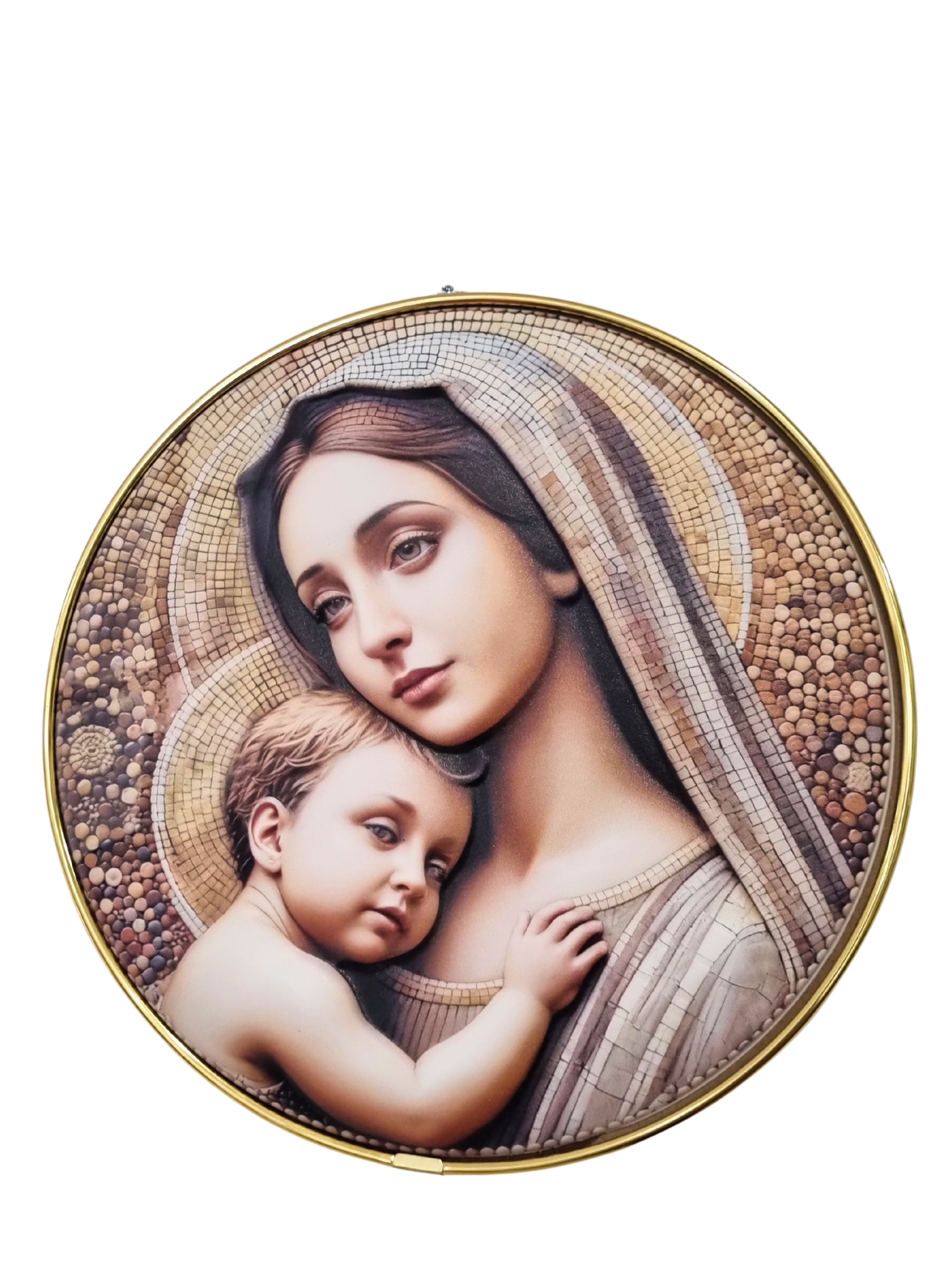 Quadro em Resina Nossa Senhora Madona 20 cm-TerraCotta Arte Sacra
