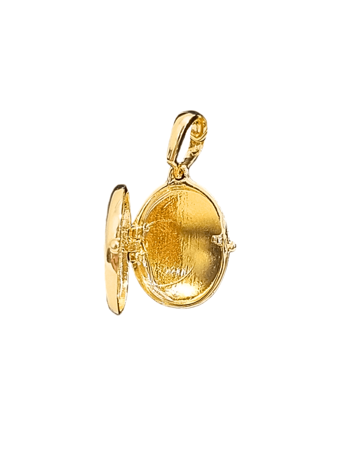 Relicário para Duas Fotos em Prata de Lei 925 e Banho de Ouro 18K-TerraCotta Arte Sacra