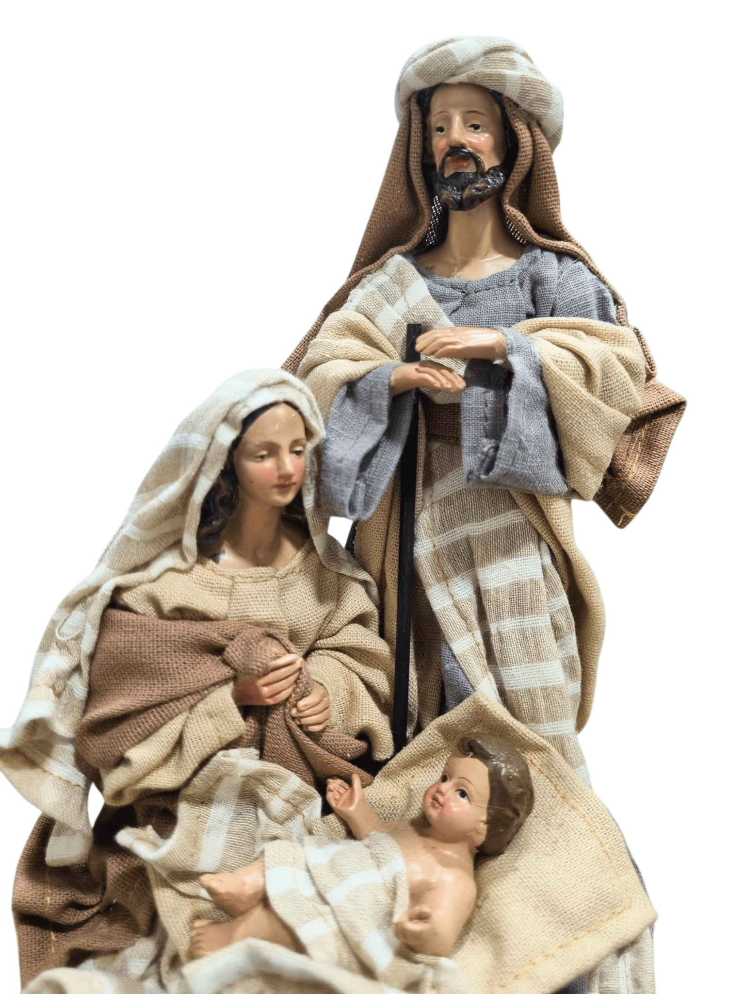 Sagrada Família Estilo Napolitano 20 cm-TerraCotta Arte Sacra