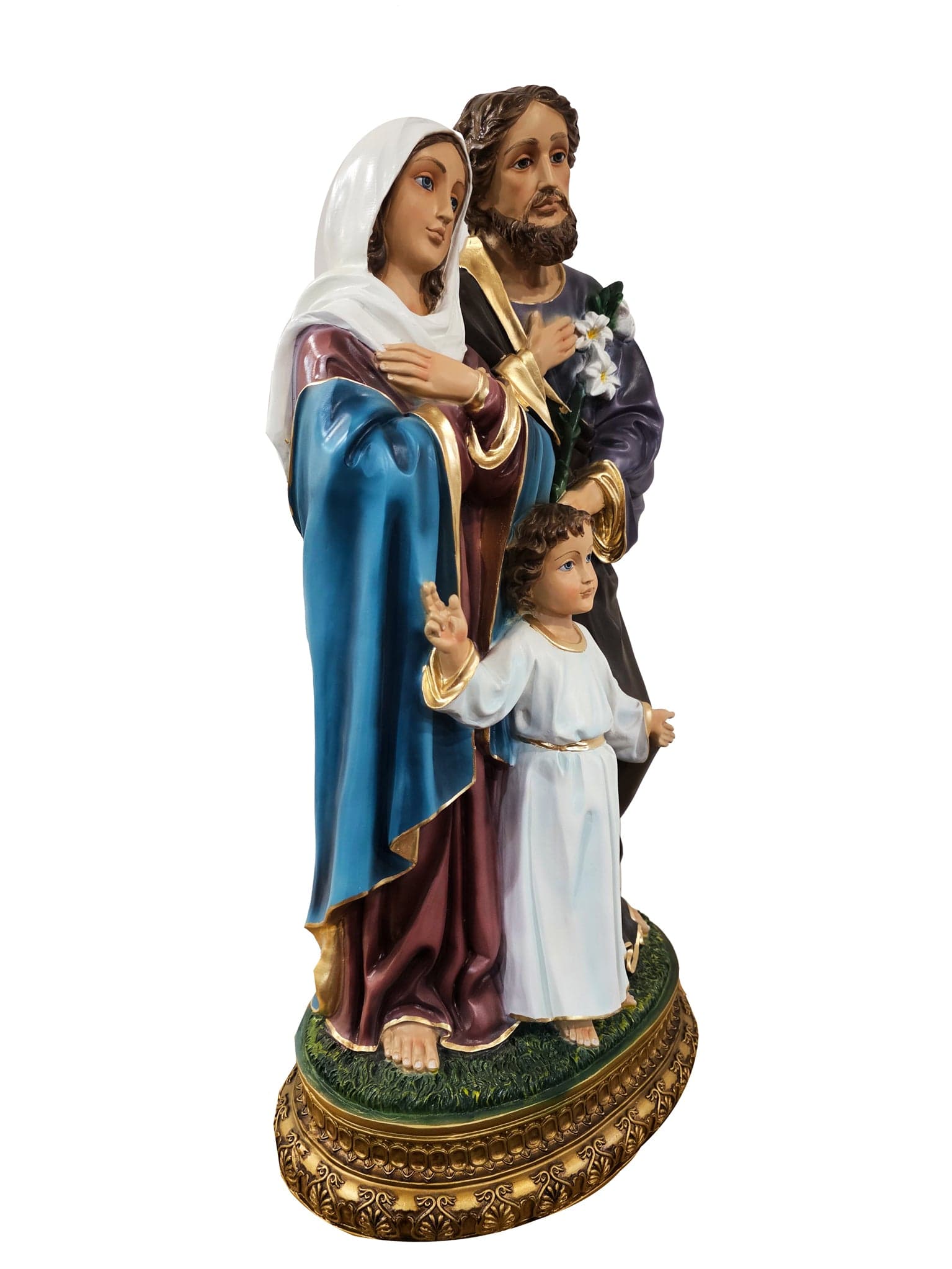 Sagrada Família em Pó de Mármore 60 cm-TerraCotta Arte Sacra