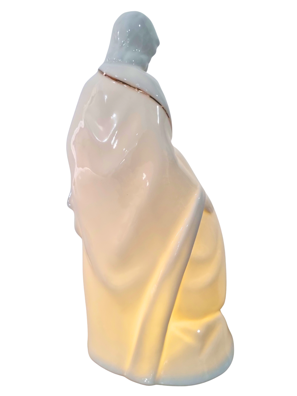 Sagrada Família em Porcelana com Led 25 x 13 cm-TerraCotta Arte Sacra