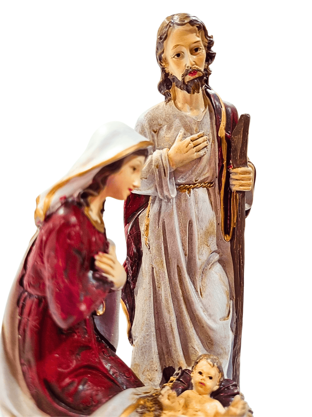 Sagrada Família em Resina 14 cm-TerraCotta Arte Sacra