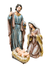 Sagrada Família em Resina 90 cm 3 Peças-TerraCotta Arte Sacra