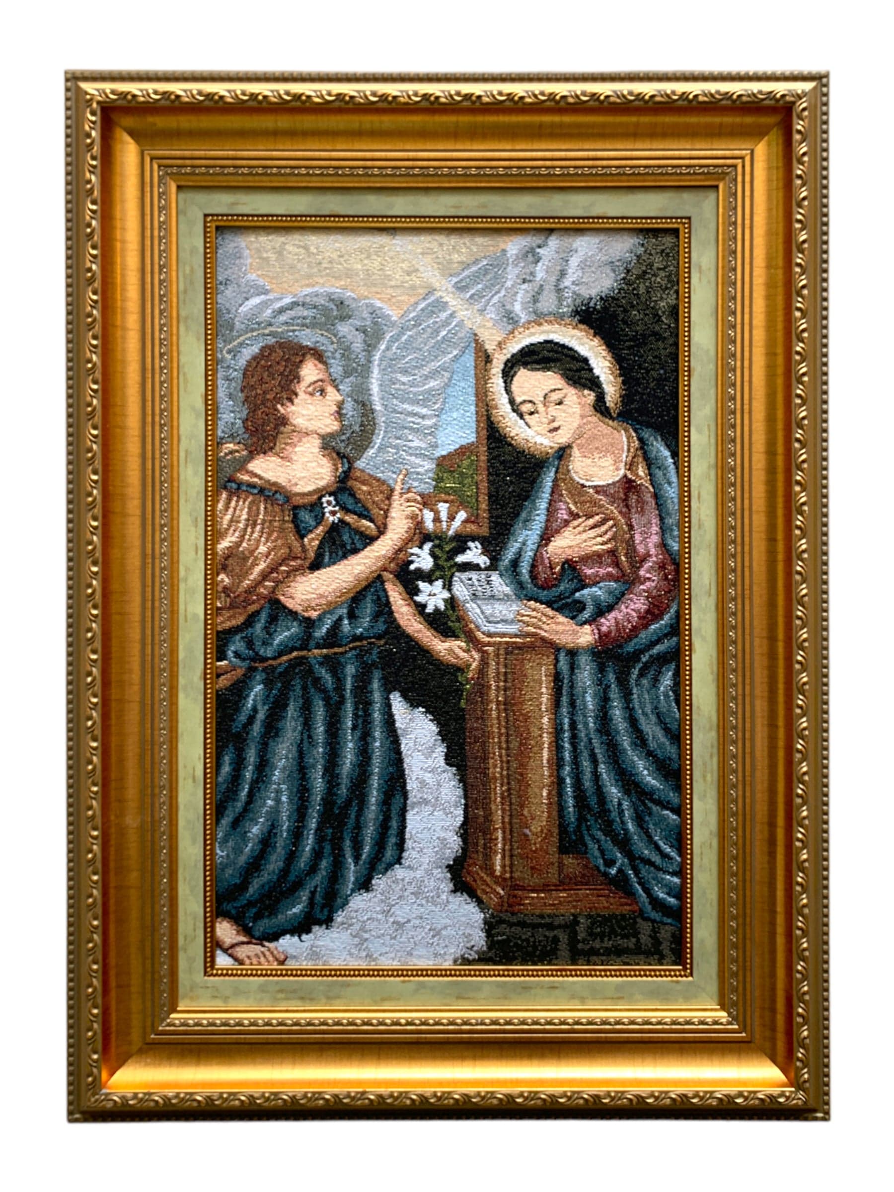 Tapeçaria Italiana de Nossa Senhora da Anunciação-TerraCotta Arte Sacra