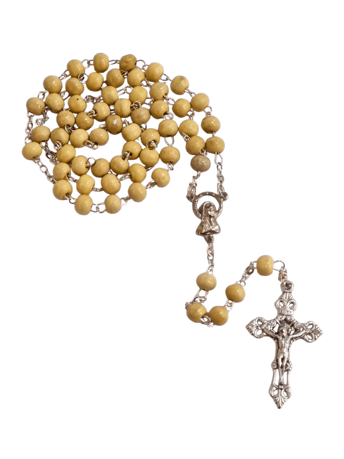 Terço Italiano de Madeira 6 mm-TerraCotta Arte Sacra