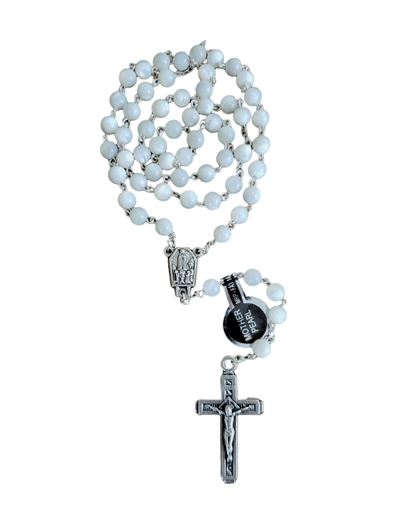 Terço de Madrepérola com Água de Fátima Portugal-TerraCotta Arte Sacra