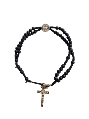 Terço de Pulso em Madeira São Bento-TerraCotta Arte Sacra