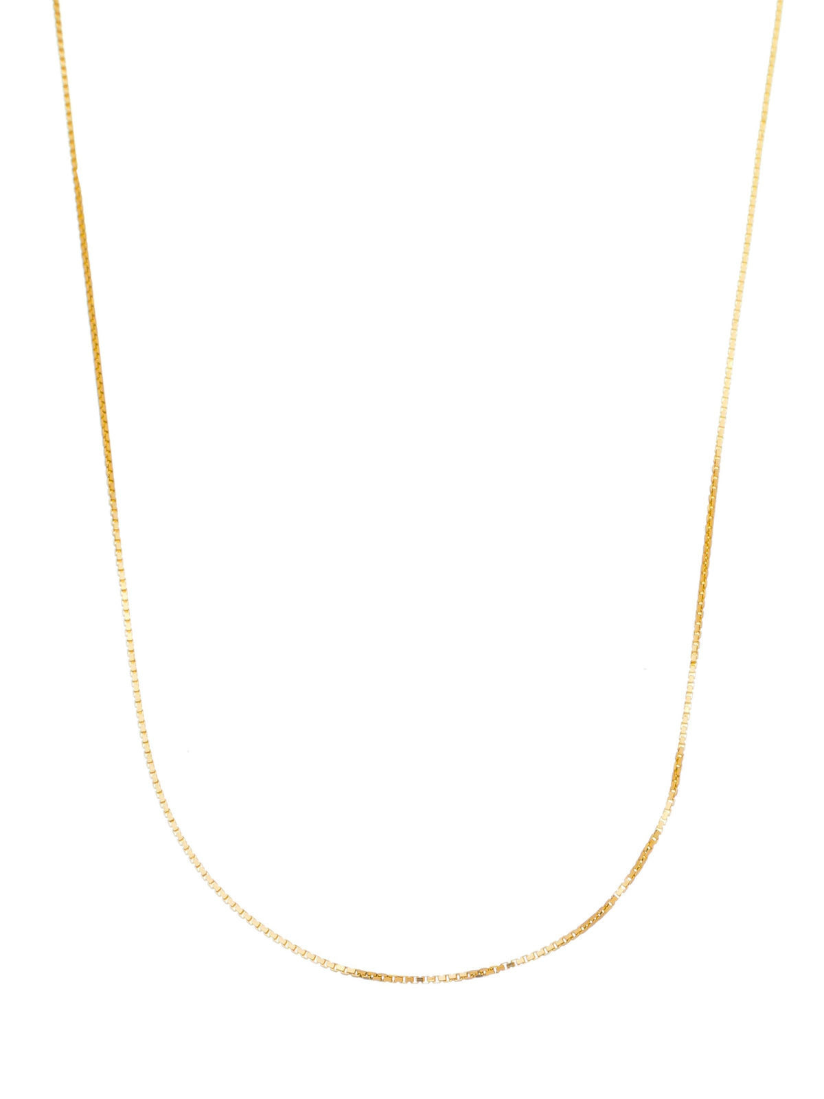 Corrente Veneziana de Prata de Lei 925 com Banho de Ouro 18 K 60 cm