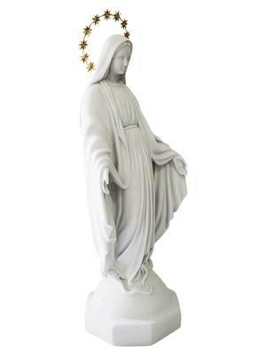 Imagem de Nossa Senhora das Graças 52 cm em Pó de Mármore