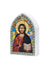 Adorno Italiano de Madeira Jesus Pantocrator 5 x 7 cm-TerraCotta Arte Sacra