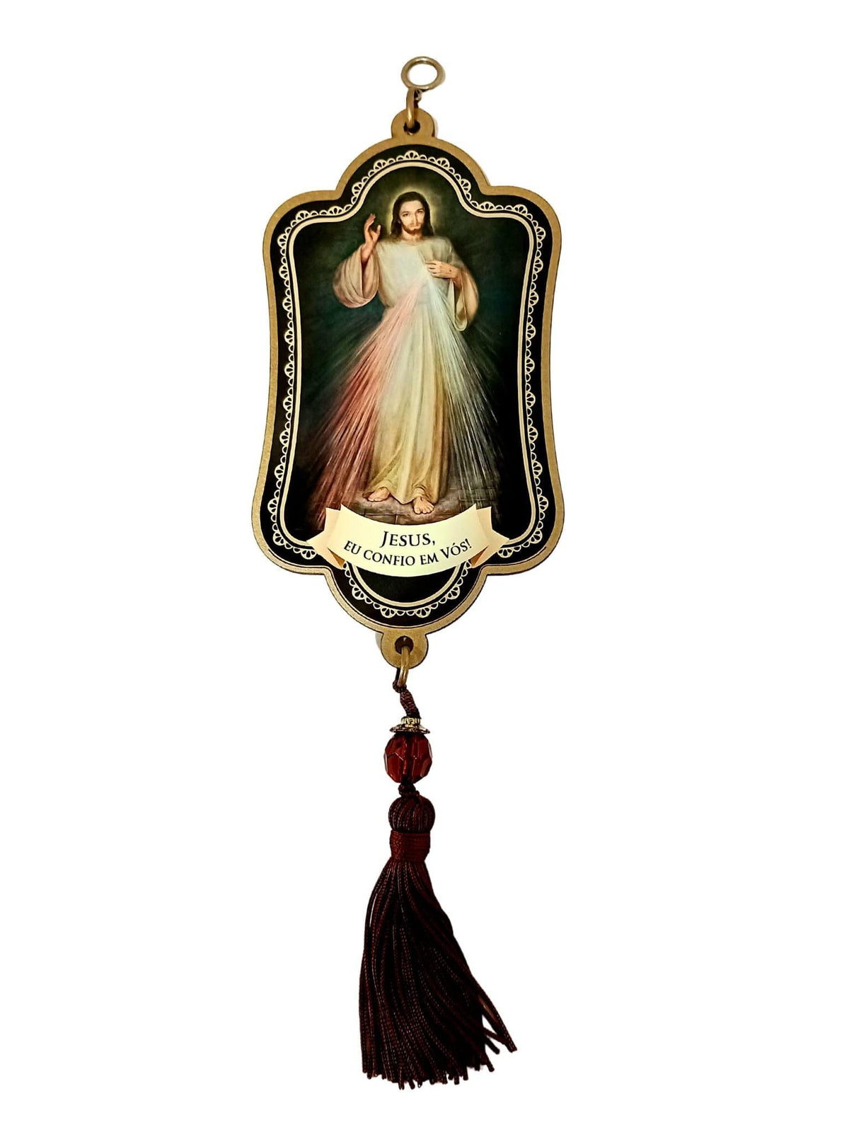 Adorno de Porta Jesus Misericordioso-TerraCotta Arte Sacra