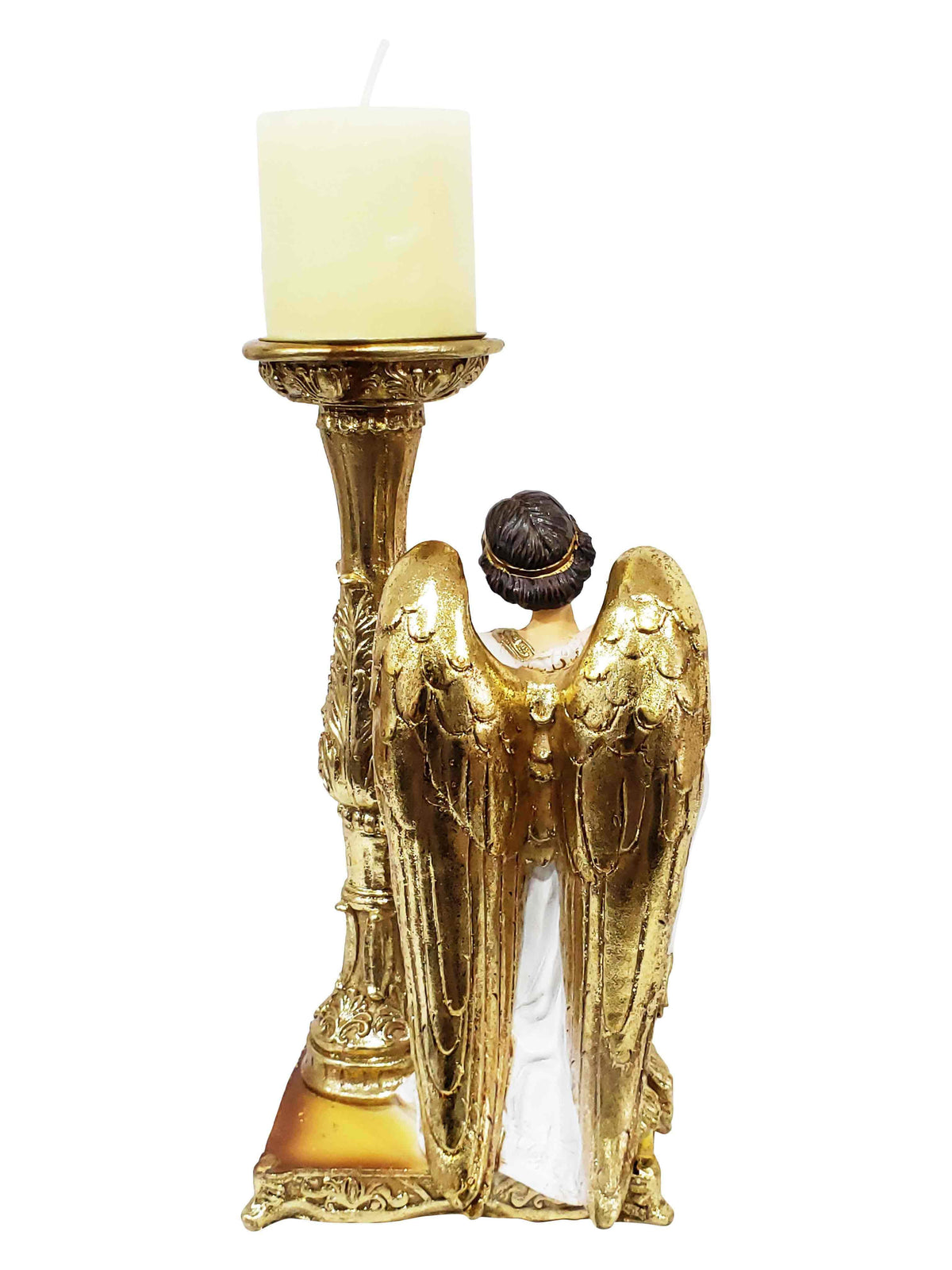 Anjo Adorador de 19 cm em Resina-TerraCotta Arte Sacra