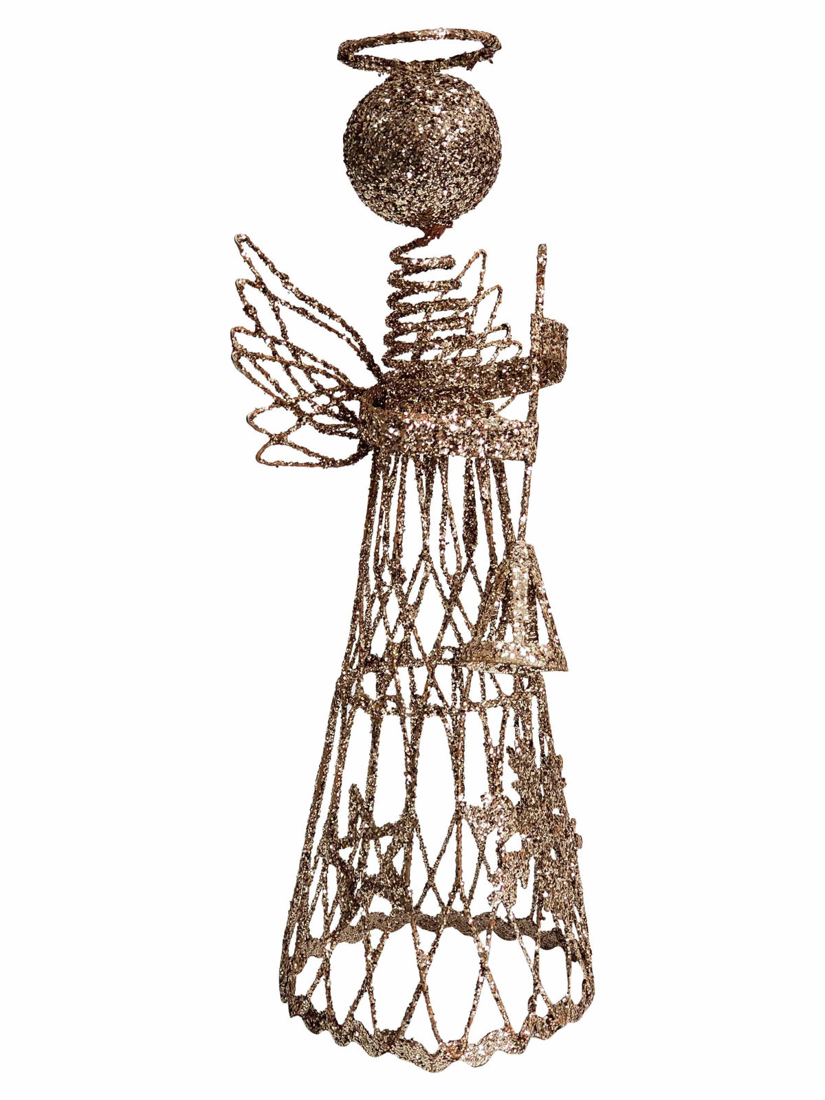 Anjo Enfeite Rose 25 cm-TerraCotta Arte Sacra