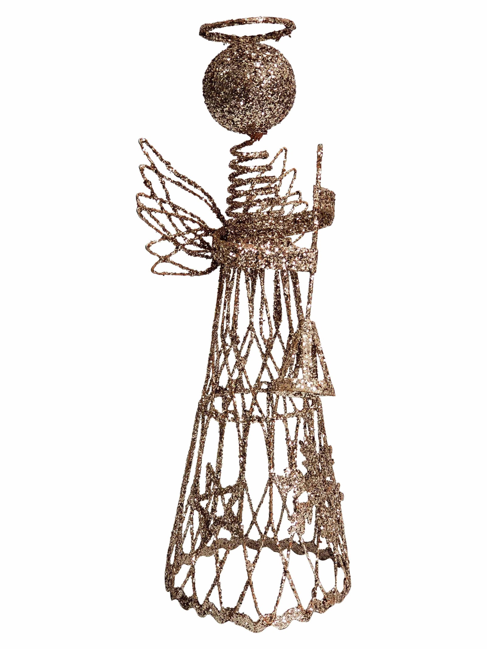 Anjo Enfeite Rose 25 cm-TerraCotta Arte Sacra