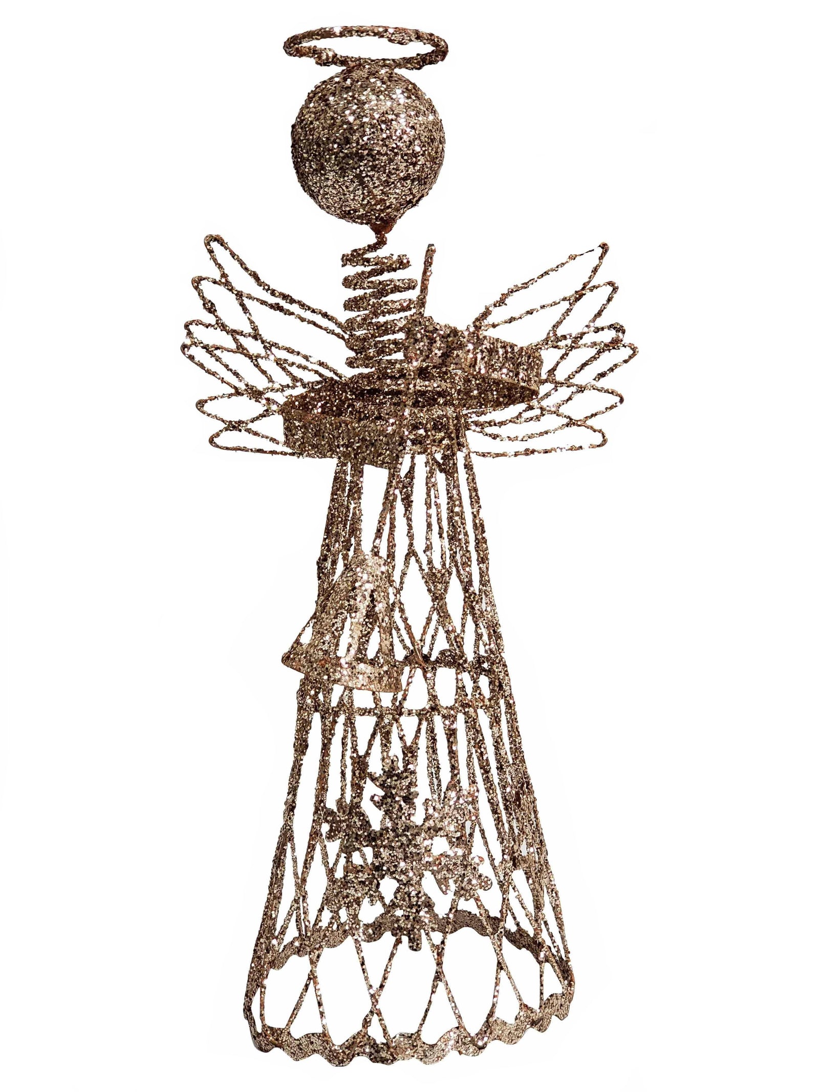 Anjo Enfeite Rose 25 cm-TerraCotta Arte Sacra