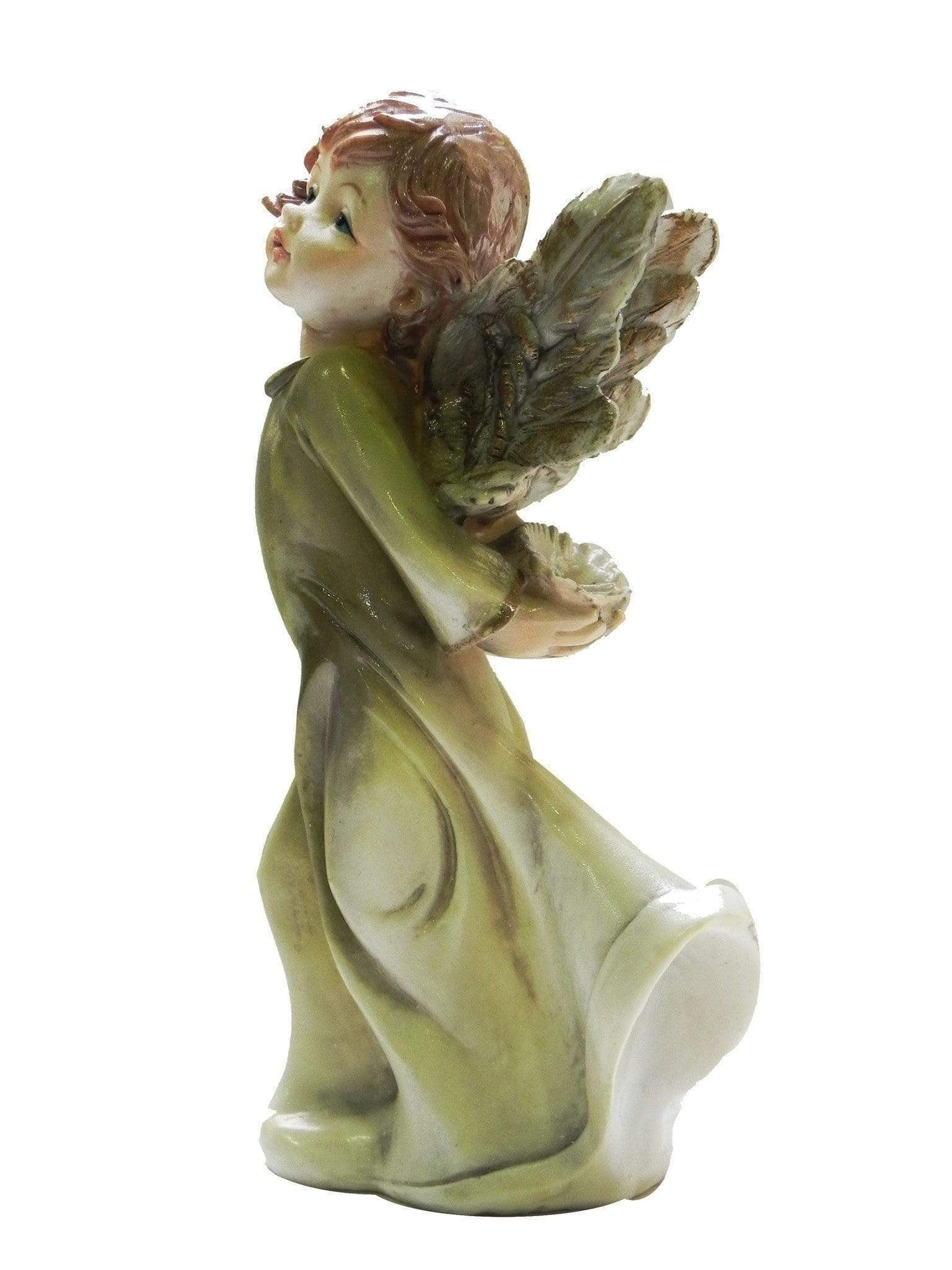 Anjo com Pia Batismal-TerraCotta Arte Sacra