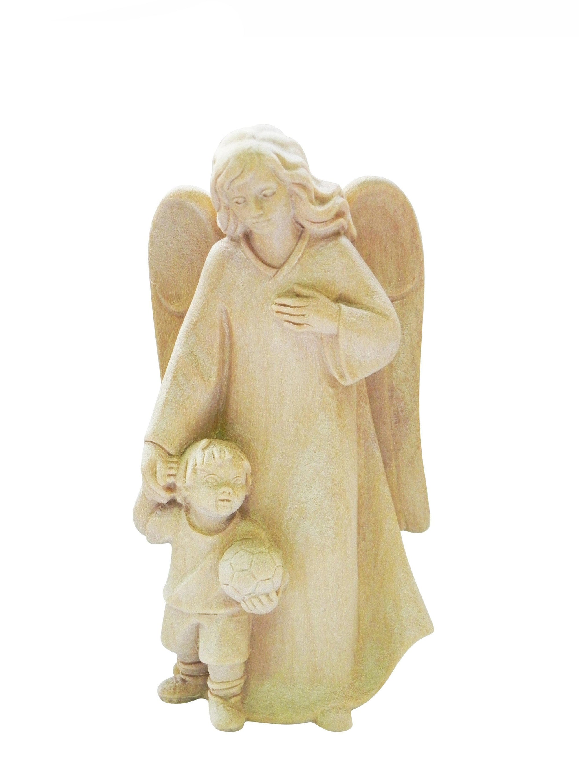 Anjo da Guarda em Madeira (Para meninos) 8,5 cm-TerraCotta Arte Sacra