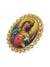 Broche Pequeno Dourado com Imaculado Coração de Maria-TerraCotta Arte Sacra