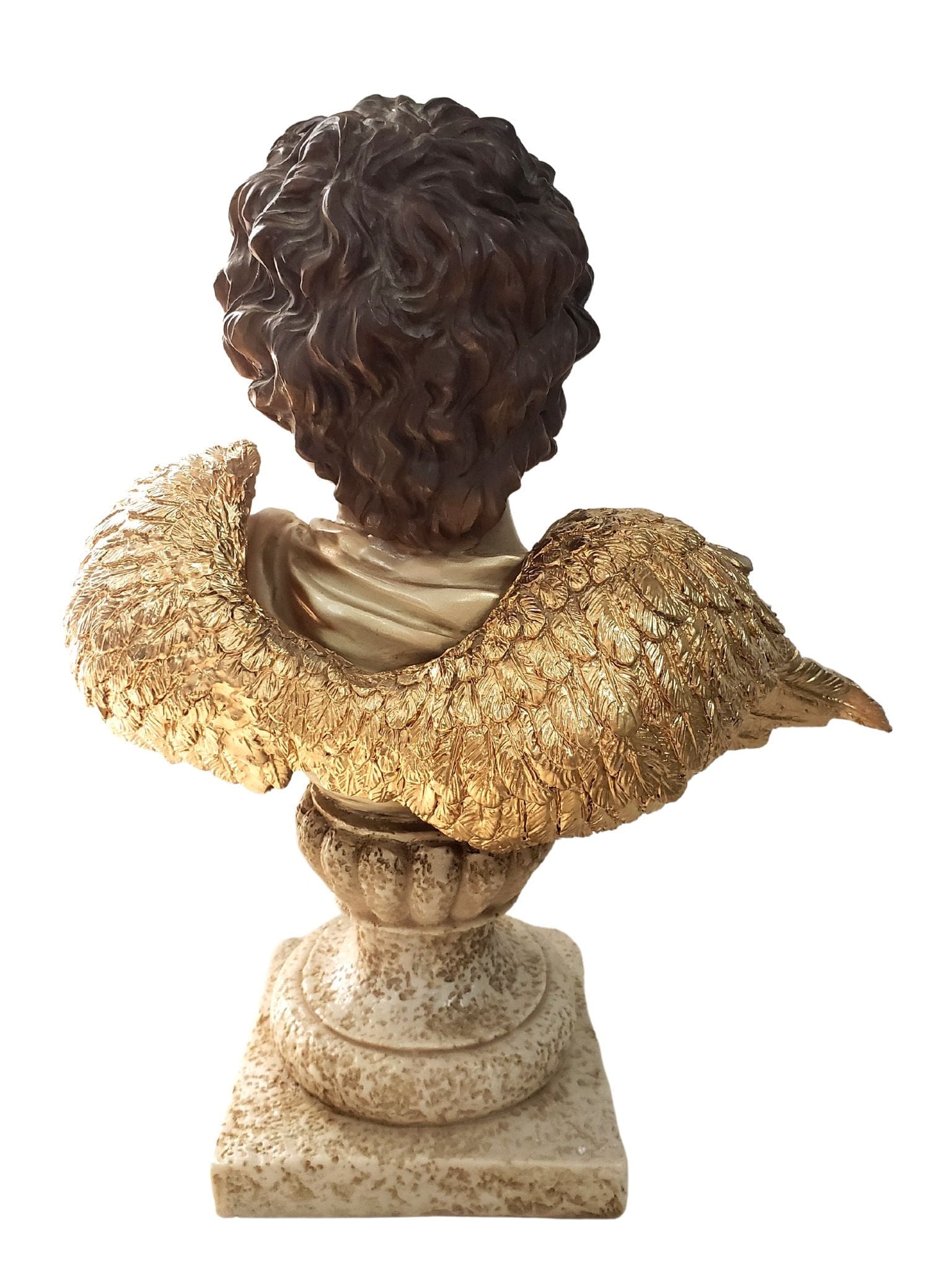 Busto de Anjo Barroco Português 38 cm-TerraCotta Arte Sacra