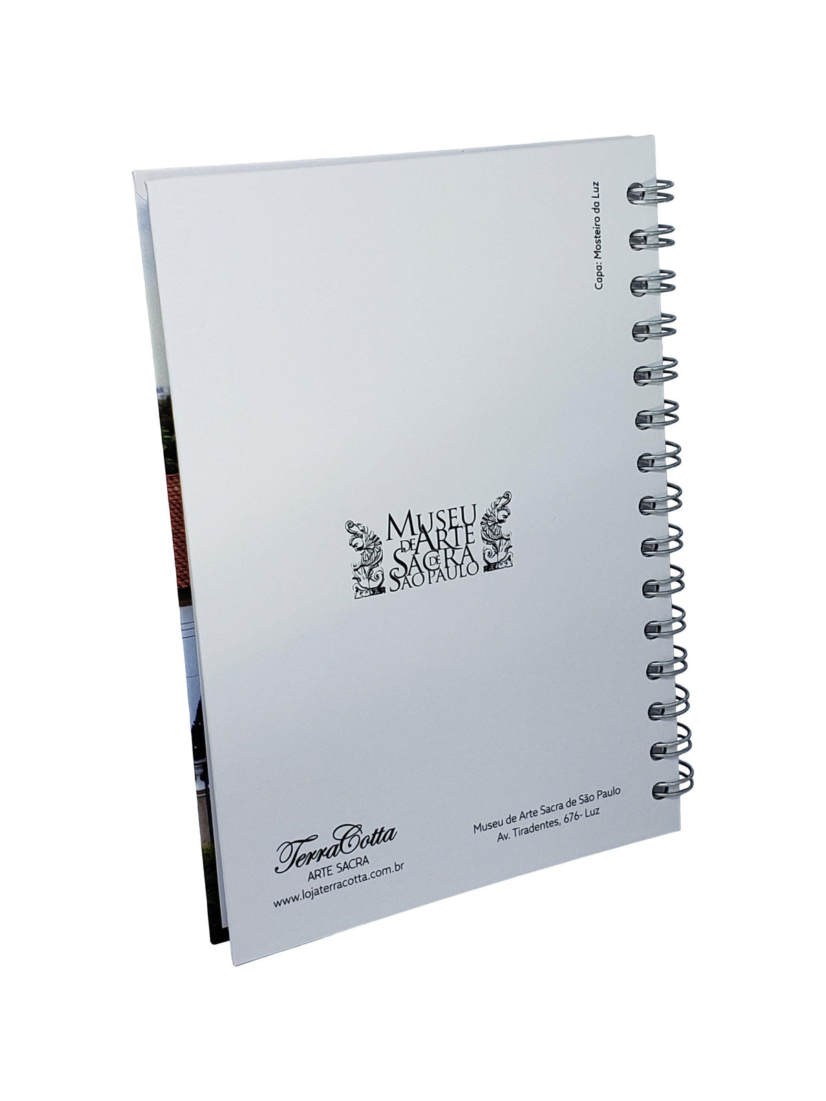 Caderno Pequeno Marfim Com Pauta Aquarela Mosteiro da Luz-TerraCotta Arte Sacra