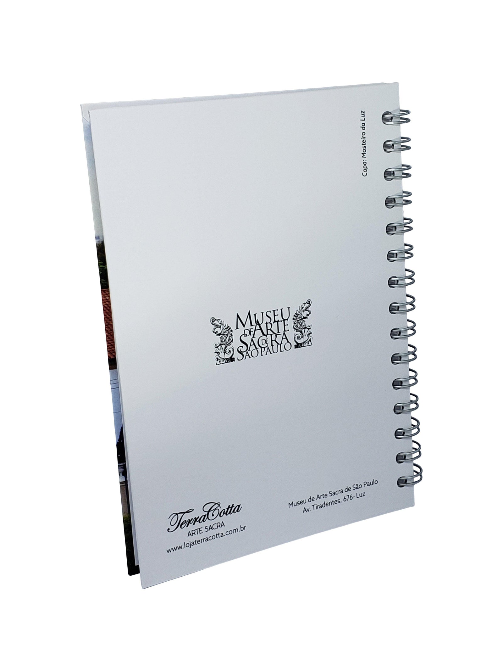 Caderno Pequeno Marfim Com Pauta Aquarela Mosteiro da Luz-TerraCotta Arte Sacra